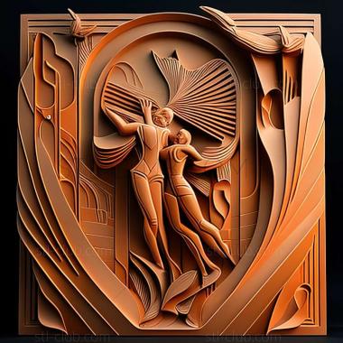 3D model art deco (STL)